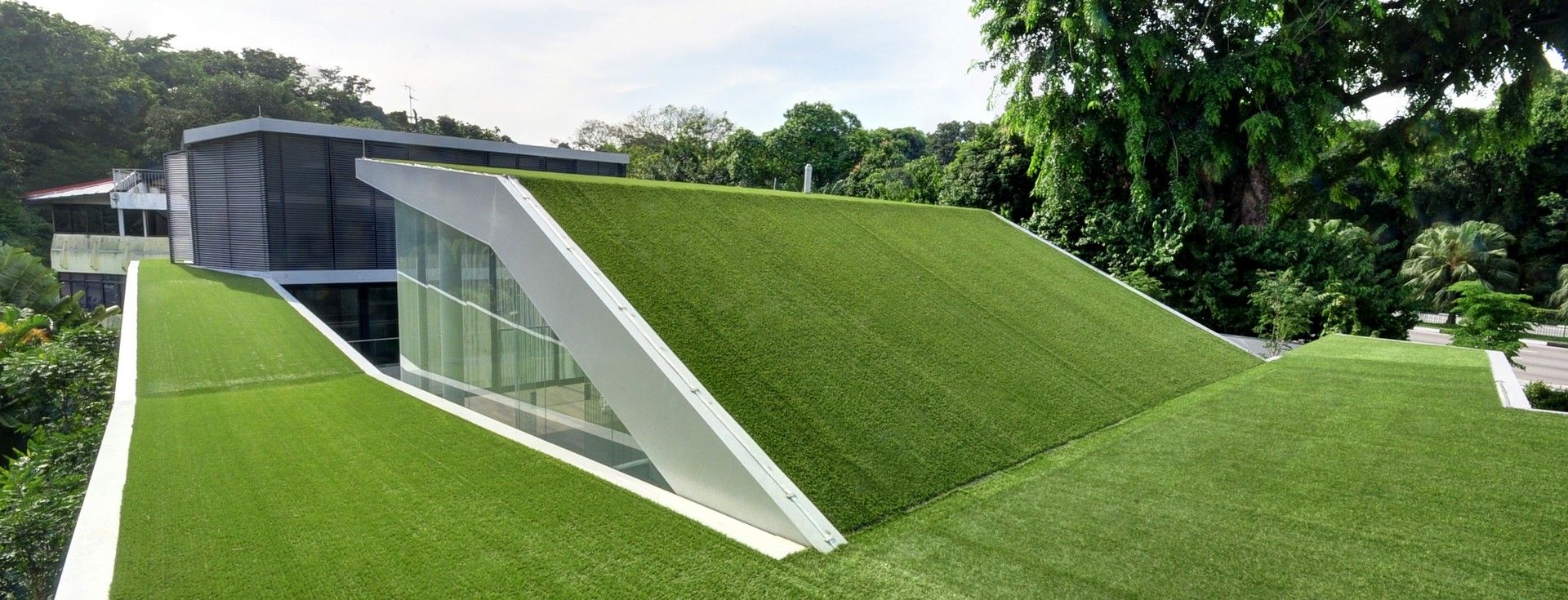 Устройство зелёной кровли Устройство зелёной кровли