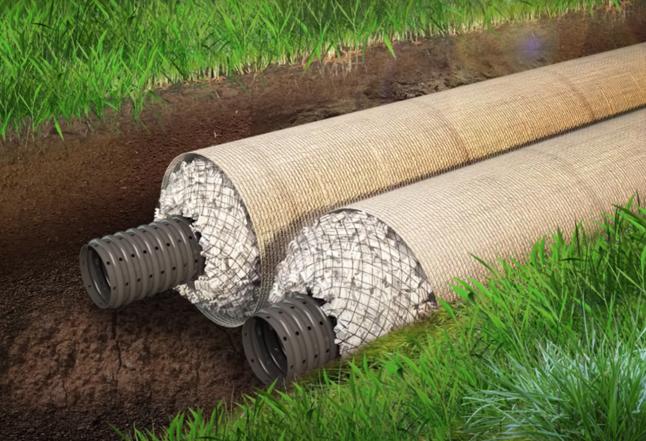 Дренаж без щебня Дренаж без щебня